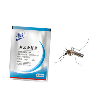 BTi 1200ITU/mg Powder Mosquito Wiggler Killer Manufacturer 100g/bag 25kg/drum